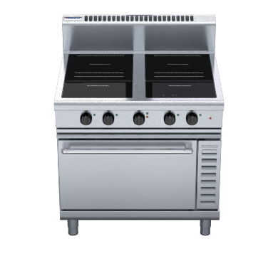 Waldorf 800 Series In8410Ecr3 900Mm Induction Range Convection Oven