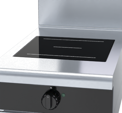 Waldorf Bold Inb8100W5 B 450Mm Induction Wok Low Back Version Bench Model