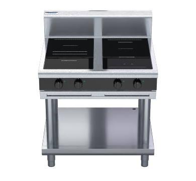 Waldorf Bold Inb8400R3F Ls 900Mm Electric Induction Cooktop Leg Stand