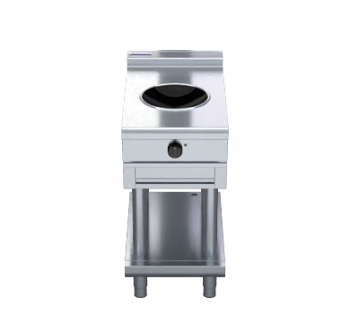 Waldorf 800 Series Inl8100W3 Ls 450Mm Induction Wok Low Back Version Leg Stand