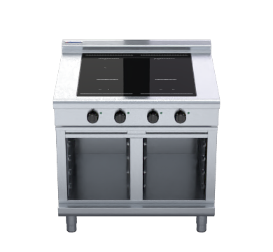Waldorf 800 Series Inl8400F Cb 900Mm Electric Induction Cooktop Low Back Version Cabinet