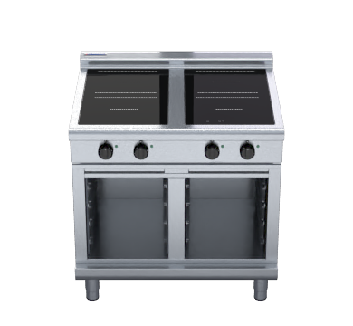 Waldorf 800 Series Inl8400R3 Cb 900Mm Electric Induction Cooktop Low Back Version Cabinet