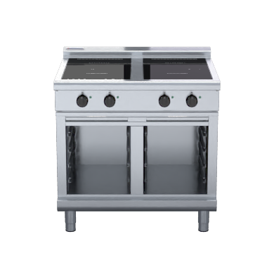 Waldorf 800 Series Inl8400R3 Cb 900Mm Electric Induction Cooktop Low Back Version Cabinet