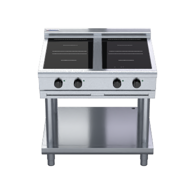 Waldorf 800 Series Inl8400R3 Ls 900Mm Electric Induction Cooktop Low Back Version Leg Stand