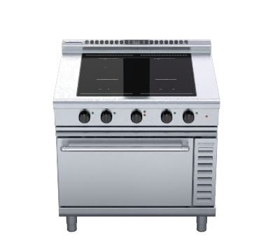 Waldorf 800 Series Inl8410Ecf 900Mm Induction Range Convection Oven Low Back Version