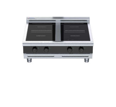 Waldorf Bold Inlb8400R3 B 900Mm Electric Induction Cooktop Low Back Version Bench Model