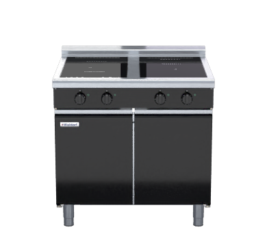 Waldorf Bold Inlb8400R3F Cd 900Mm Electric Induction Cooktop Low Back Version Cabinet Base