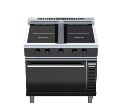 Waldorf Bold Inlb8410Ecr3 900Mm Induction Range Convection Oven Low Back Version