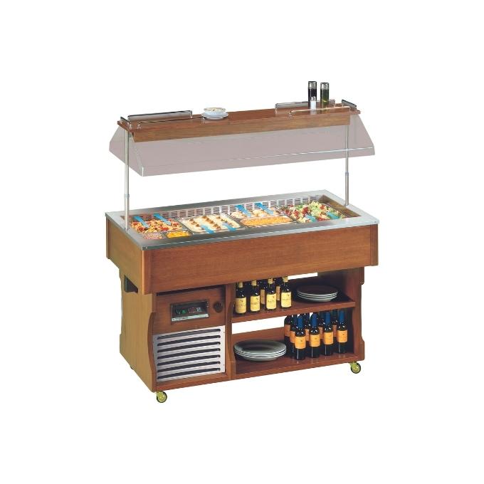 Tecfrigo Isola VT Salad Bar - 4M VT - Whisk Hospitality - TEC_ISOLA4M VT