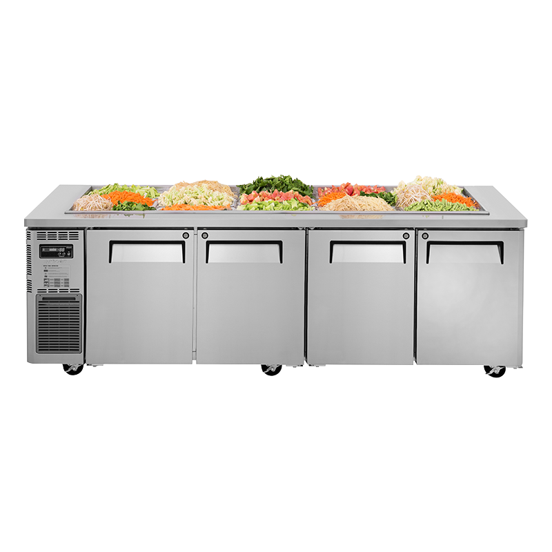 Turbo Air 4 Door Salad Prep Fridge 2400mm KSR24-4 - Whisk Hospitality - KSR24-4