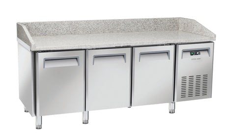 Saltas Marble Top Pizza Fridge 3 Door MPB0030