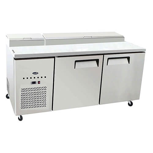 Atosa MPF8202 2 Door Pizza Prep Fridge