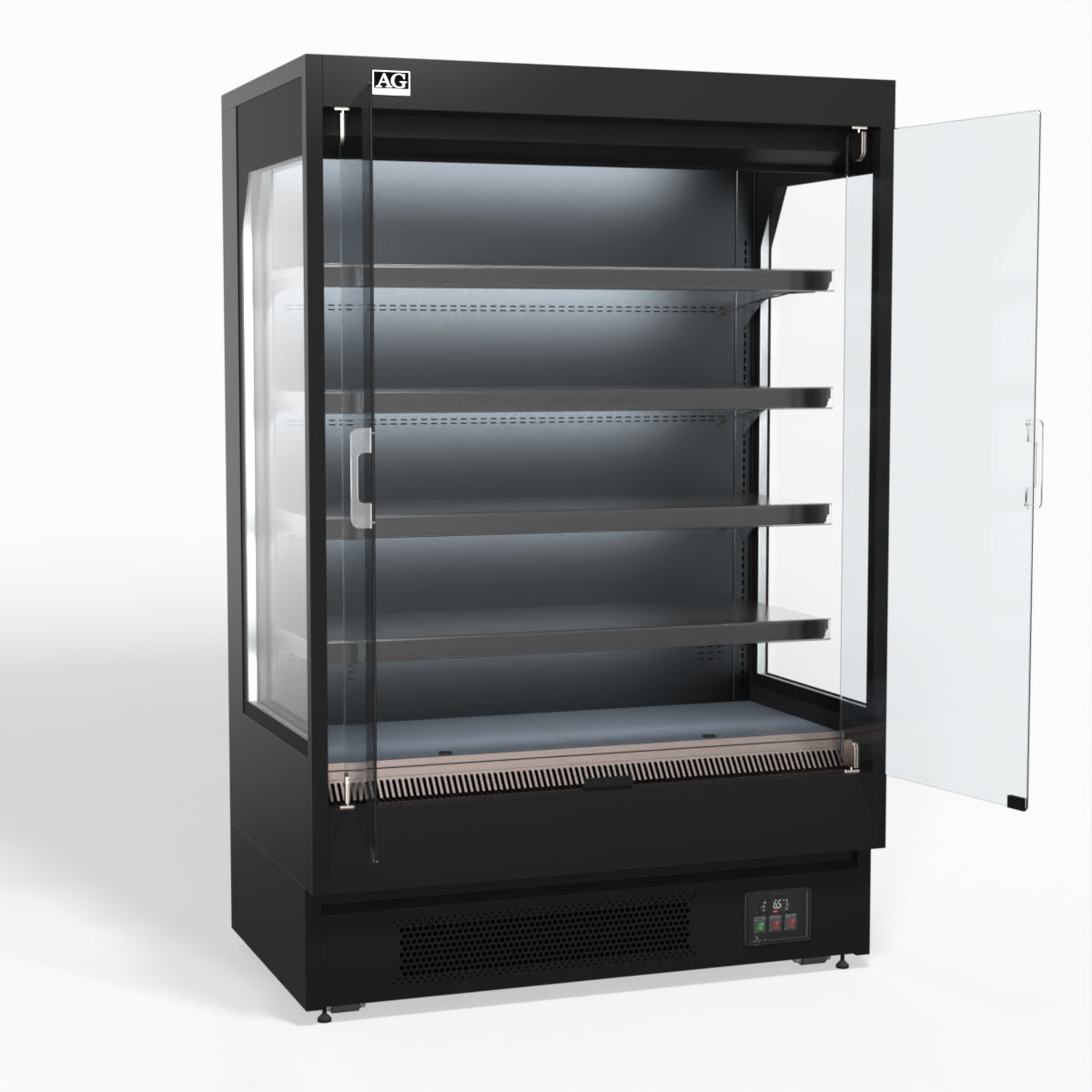 1315mm Supermarket Multi Deck Showcase 2 door Glass Fridge