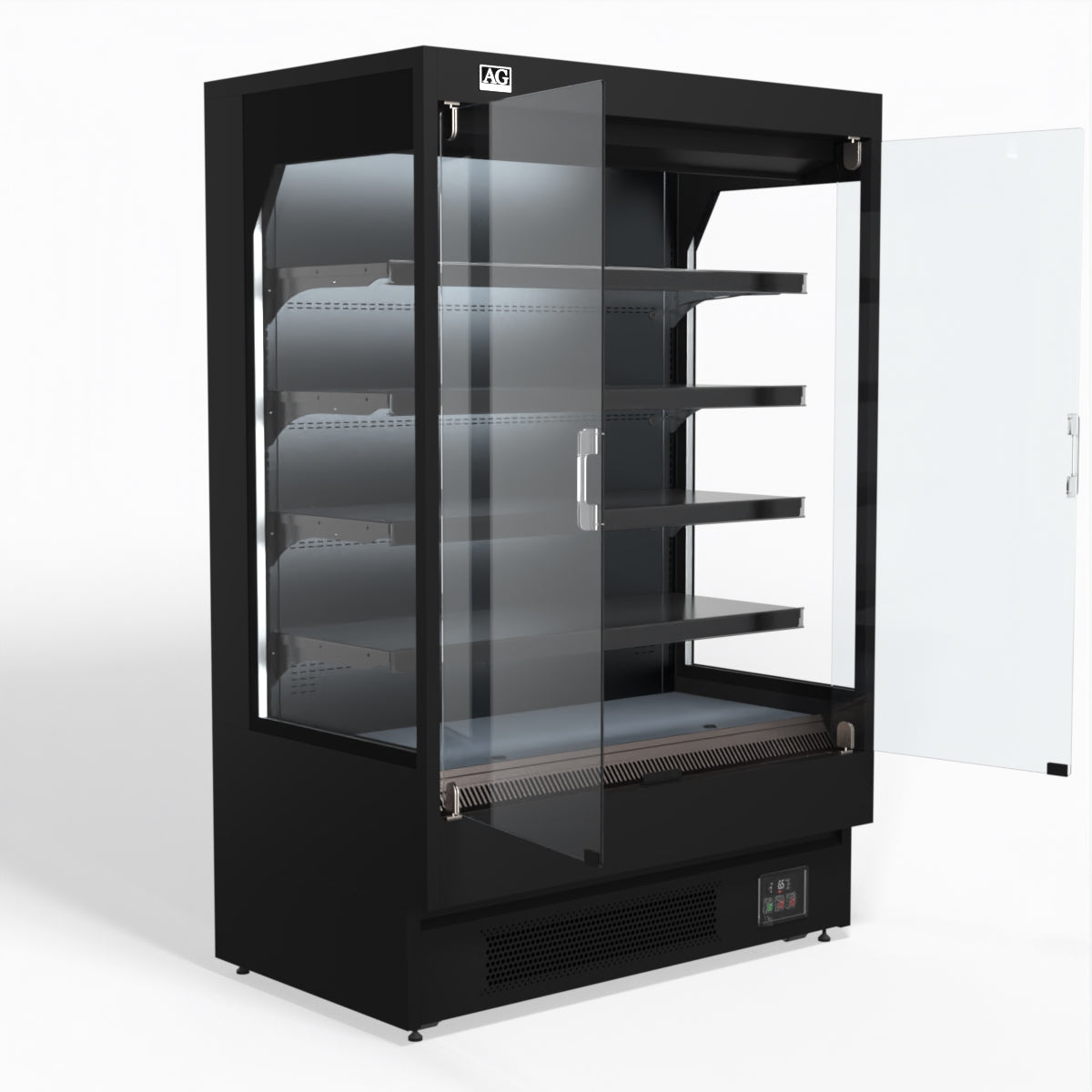 1315mm Supermarket Multi Deck Showcase 2 door Glass Fridge