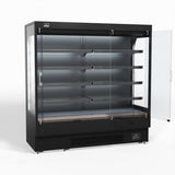 1940mm Supermarket Multi Deck Showcase 3 door Glass Fridge