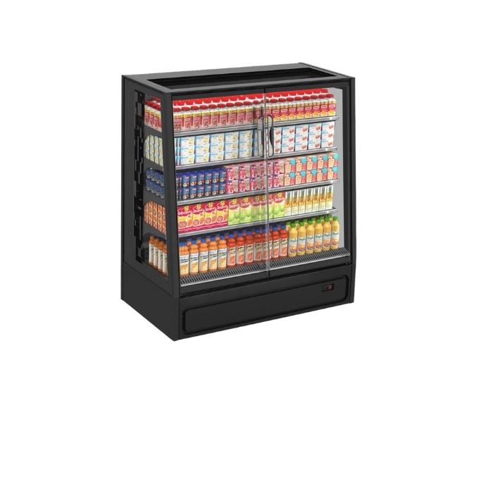 Bonnet Névé Multifresco Plus Semi-Vertical Display Case - Multi-Fresco Plus TG - 2D End - Whisk Hospitality - BN_MULTIFSCO/TG