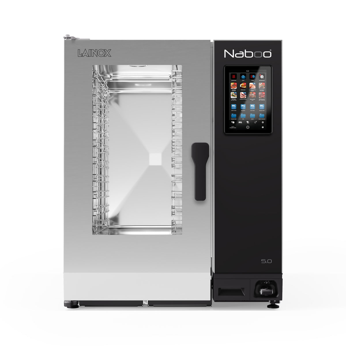 LAINOX 10 x1/1GN Electric Direct Steam Combi Oven with Touch Screen Controls