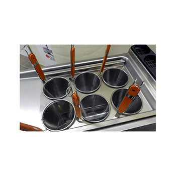 BARON Four Basket, Stainless Steel Noodle Insert for Pasta Cookers (M40). Complete with Baskets.