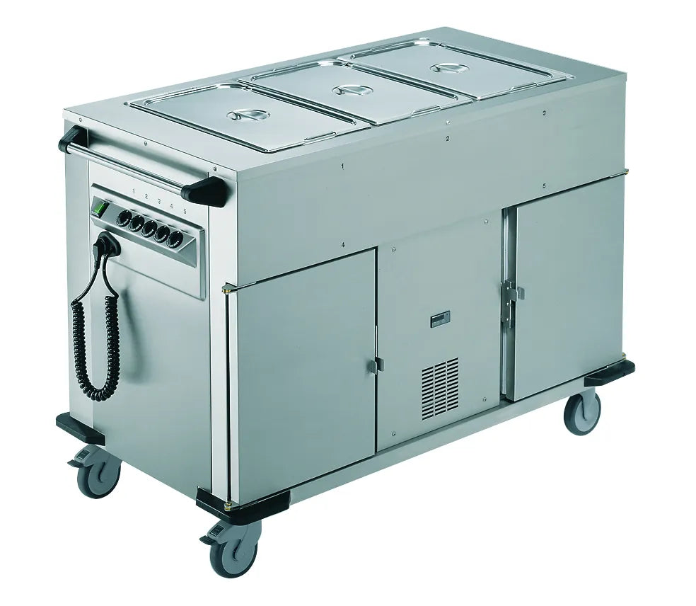 Rieber Norm Iii 1 1K Bain Marie Top 1 X Heated Cabinet 1 X Refrigerated Cabinet Mobile Food