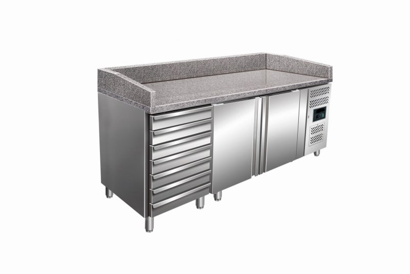 NorskNSK-PZ2610TNST Stone Top Workbench Fridge