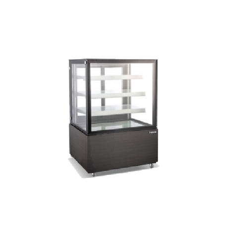 Exquisite Four Tiers Cake Display Fridge – Black finish - CDS309B - Whisk Hospitality - CDS309