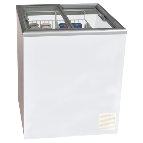 Nova 2 GSL 205L Flat Top Chest Freezer with Glass Sliding Lids  -  Whisk Hospitality