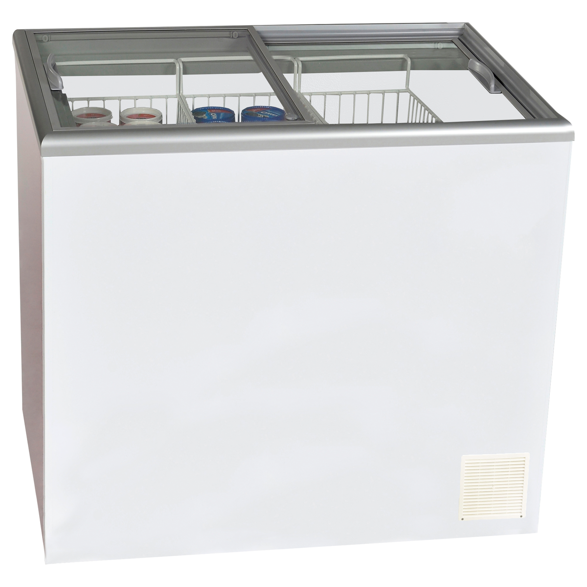 Nova 3 GSL 331L Flat Top Chest Freezer with Glass Sliding Lids  -  Whisk Hospitality