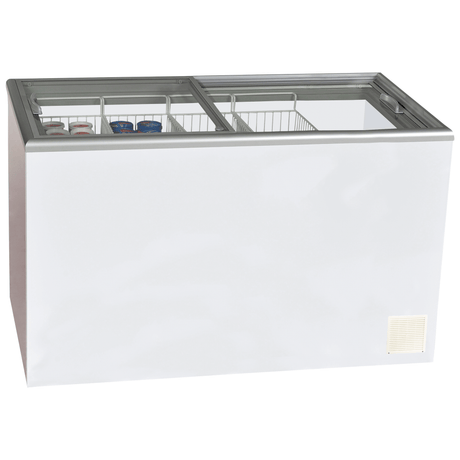 Nova 5 GSL 503L Flat Top Chest Freezer with Glass Sliding Lids  -  Whisk Hospitality