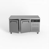 Commercial Two Door Worktop / Under Bench Fridge 800mm Depth