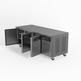 Three Door Commercial Worktop / Under Bench Fridge 800mm Depth