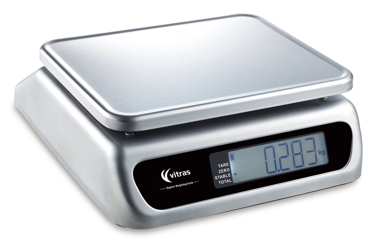 Vitras Dual Display 30kg Waterproof Portion Scale PSC9502