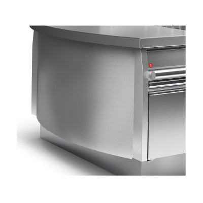 BARON 1 Burner Gas Fry Top With Smooth Mild Steel Plate