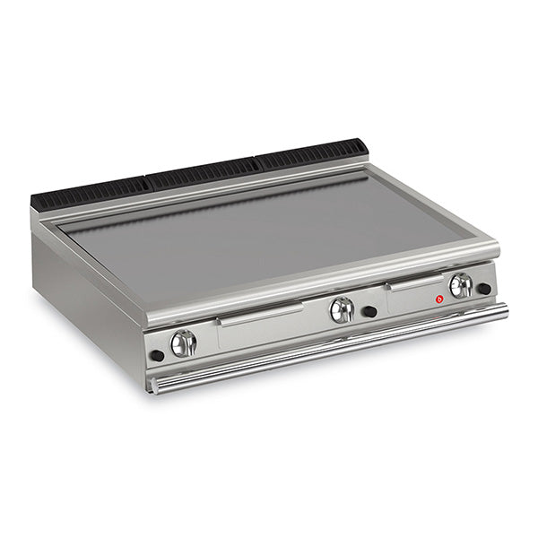 Baron 3 Burner Gas Fry Top With Smooth Mild Steel Plate And Thermostat Control