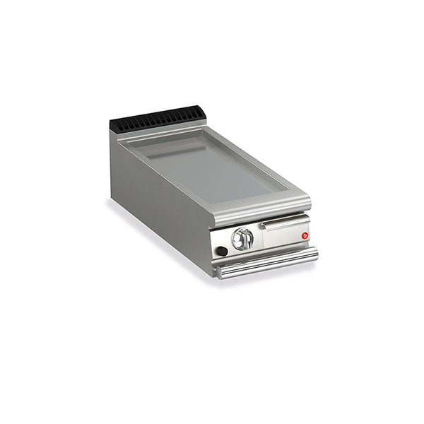 Baron 1 Burner Gas Fry Top With Smooth Chrome Plate And Thermostat Control