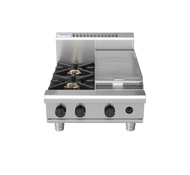 Waldorf 800 Series Rn8403G B 600Mm Gas Cooktop Bench Model