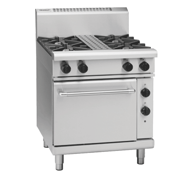 Waldorf 800 Series Rnl8510Ge 750Mm Gas Range Electric Static Oven Low Back Version