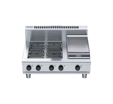 Waldorf 800 Series Rn8603E B 900Mm Electric Cooktop Bench Model