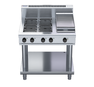 Waldorf 800 Series Rn8603E Ls 900Mm Electric Cooktop Leg Stand