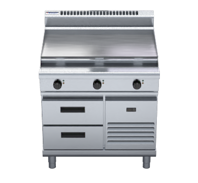 Waldorf 800 Series Rn8609E Rb 900Mm Electric Cooktop Refrigerated Base