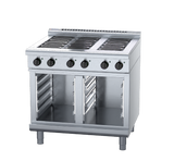Waldorf 800 Series Sfl8900 Cb 900Mm Solid Fuel Grill Low Back Version Cabinet Base