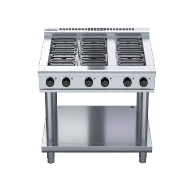 Waldorf 800 Series Rnl8600E Ls 900Mm Electric Cooktop Low Back Version Leg Stand