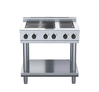 Waldorf 800 Series Rnl8600E Ls 900Mm Electric Cooktop Low Back Version Leg Stand