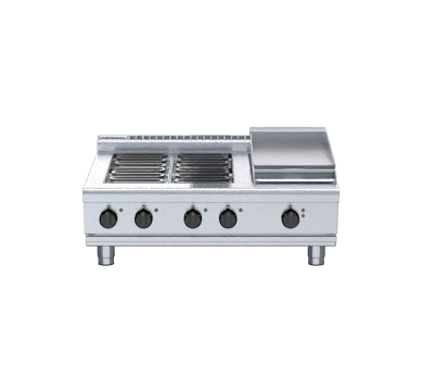 Waldorf 800 Series Rnl8603E B 900Mm Electric Cooktop Low Back Version Bench Model