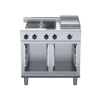 Waldorf 800 Series Rnl8603E Cb 900Mm Electric Cooktop Low Back Version Cabinet Base