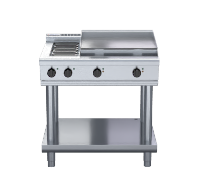 Waldorf 800 Series Rnl8606E Ls 900Mm Electric Cooktop Low Back Version Leg Stand