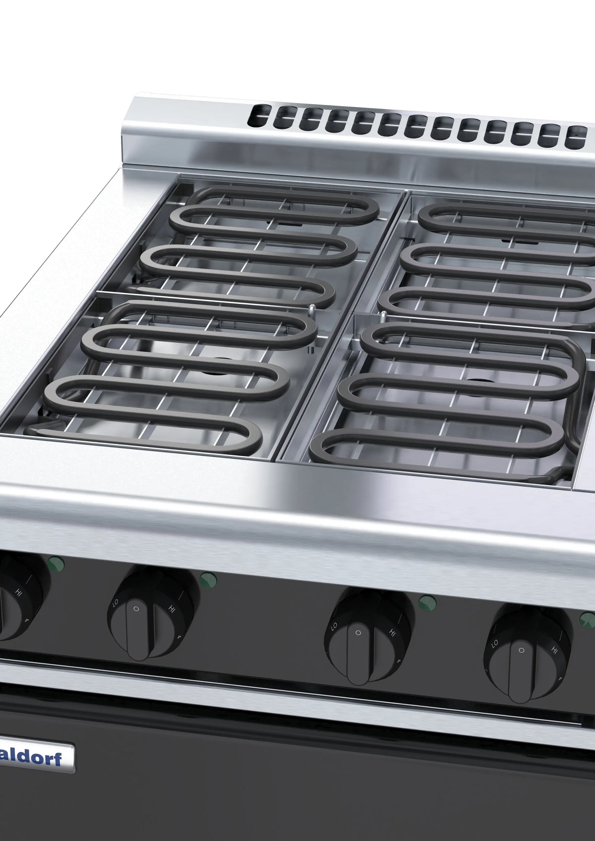 Waldorf Bold Rnlb8400E Cd 600Mm Electric Cooktop Low Back Version Cabinet Base