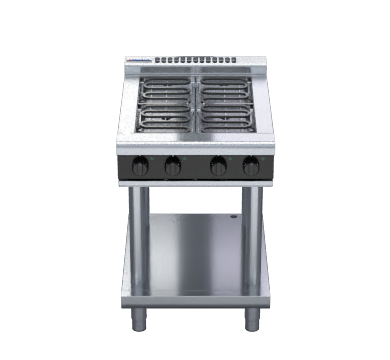 Waldorf Bold Rnlb8400E Ls 600Mm Electric Cooktop Low Back Version Leg Stand