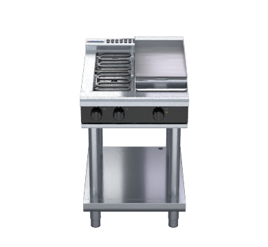 Waldorf Bold Rnlb8403E Ls 600Mm Electric Cooktop Low Back Version Leg Stand