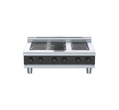 Waldorf Bold Rnlb8600E B 900Mm Electric Cooktop Low Back Version Bench Model