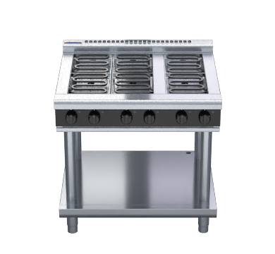 Waldorf Bold Rnlb8600E Ls 900Mm Electric Cooktop Low Back Version Leg Stand